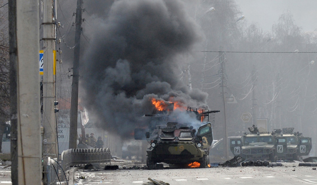 Russian troops